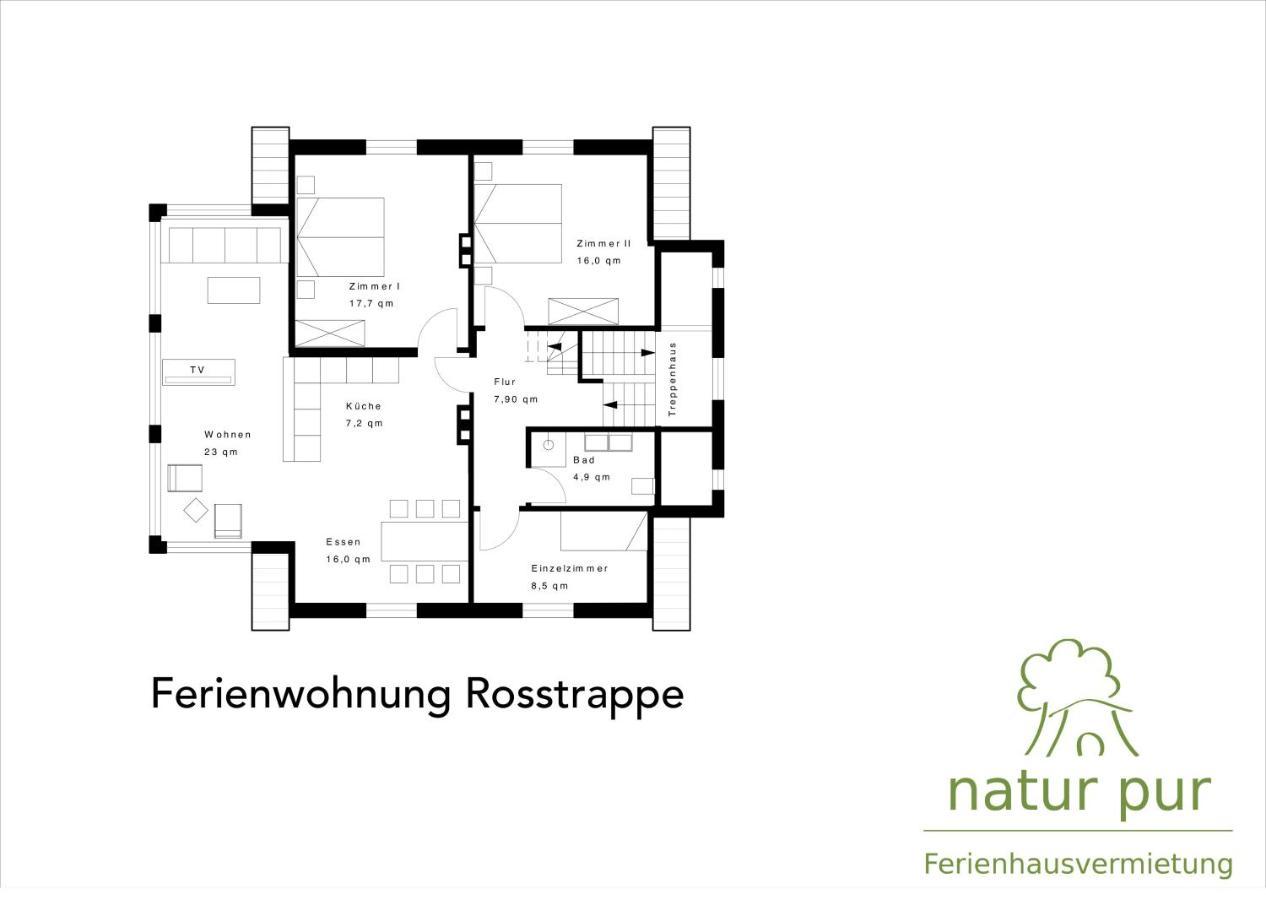 Ferienwohnung Ferienhaus Natur Pur Thale Exterior foto